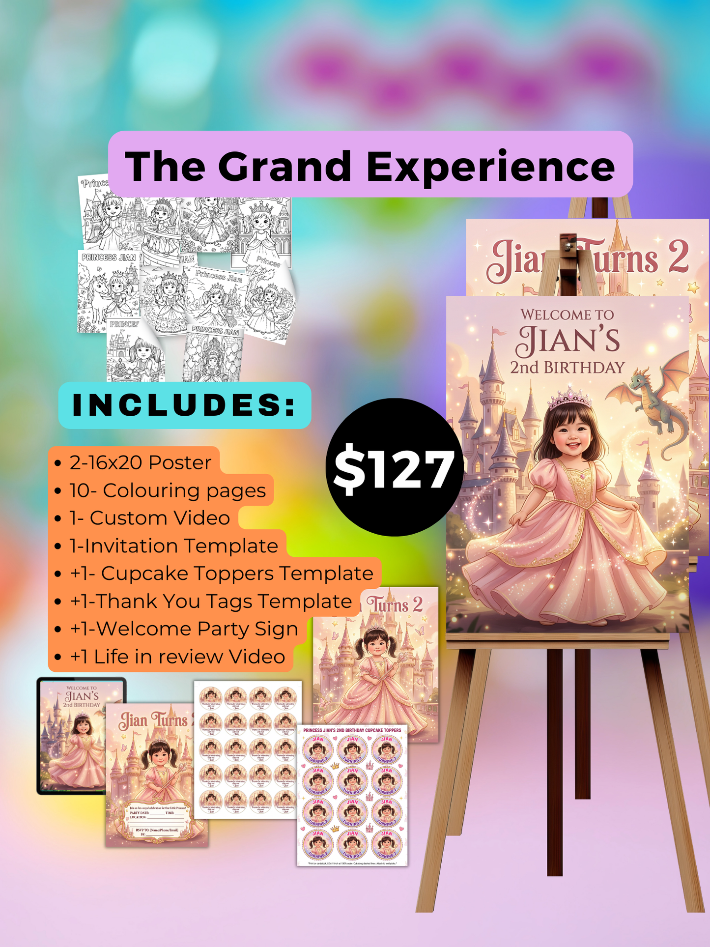 Ultimate Package - The Grand Experience - Prince/Princess Themed