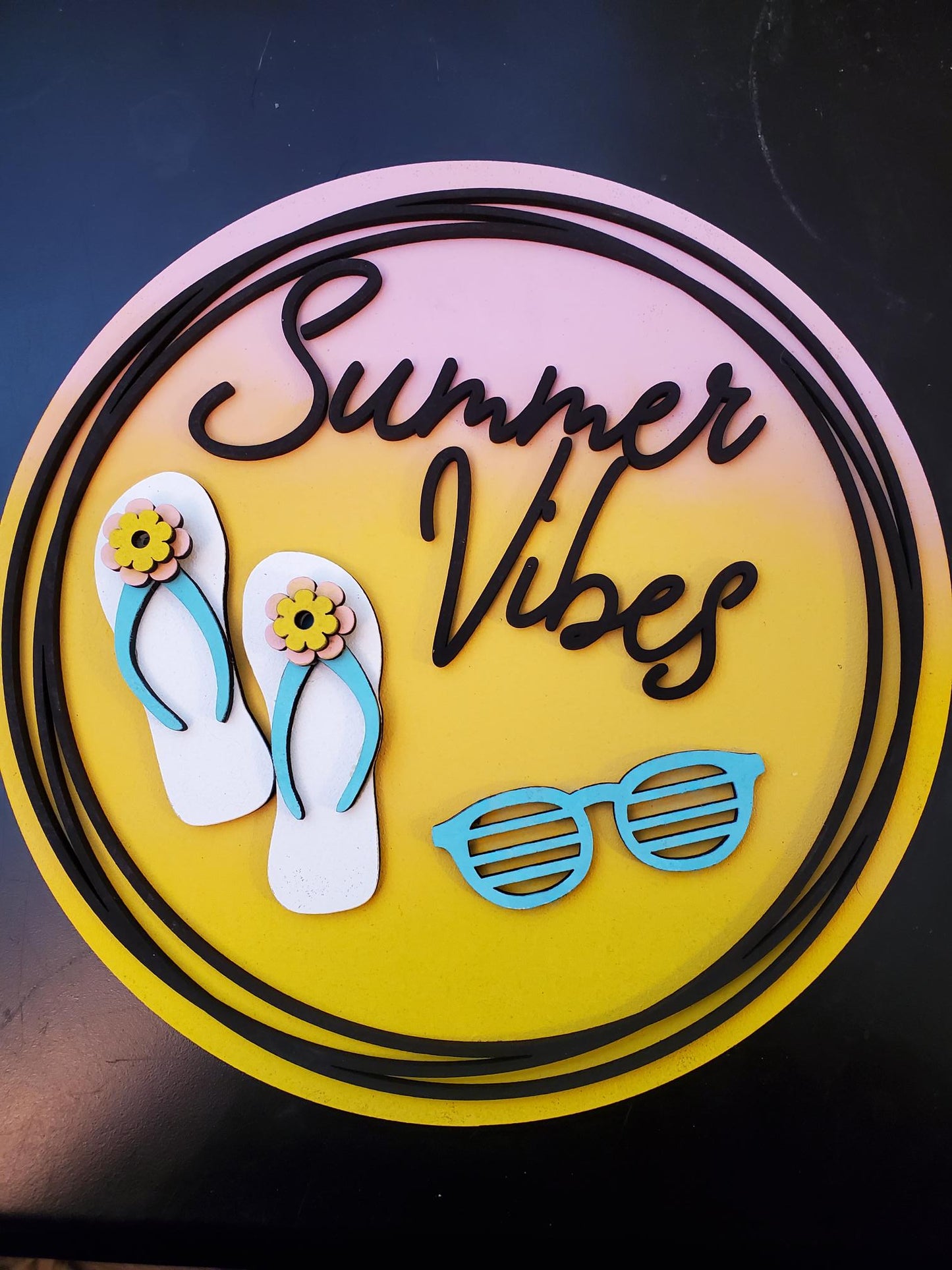 Colorful Fun Summer 3D Signs