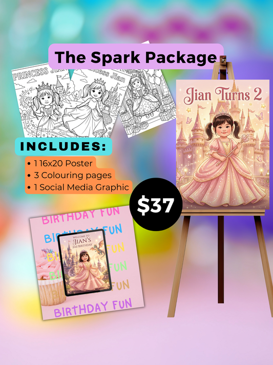 Starter Pack - The Spark Package. Prince/Princess Themed