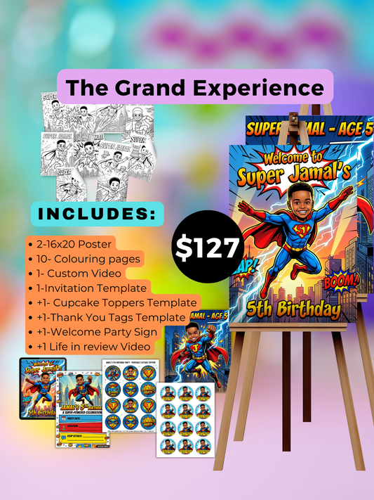 Ultimate Package - The Grand Experience - Super Hero Themed