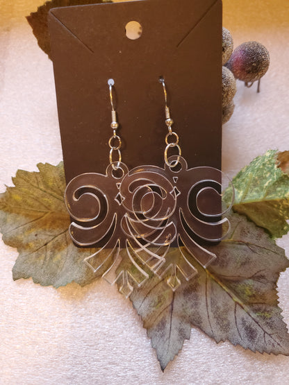 Damask Laser Cut Earrings